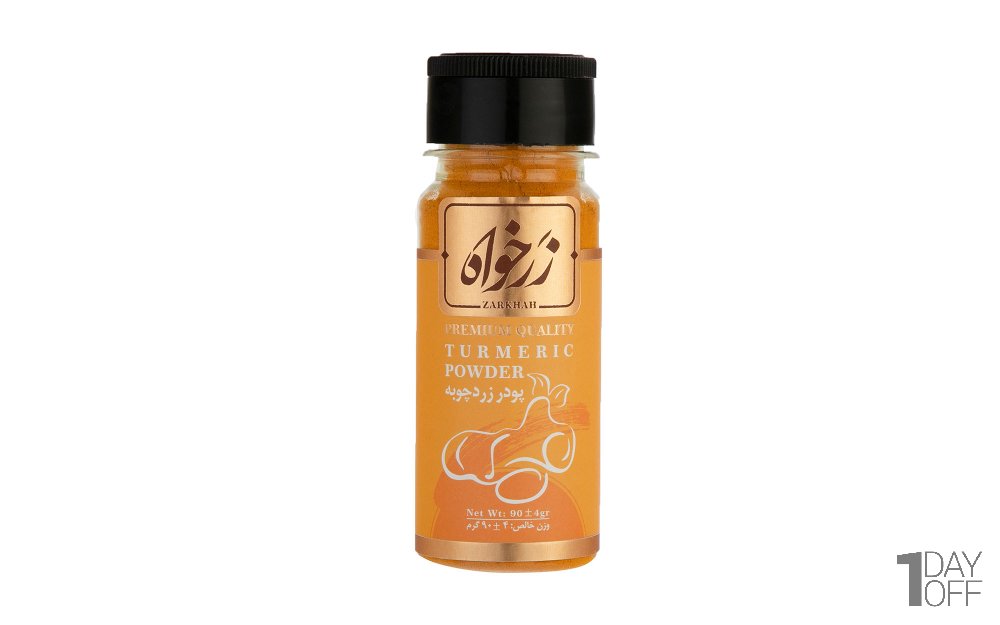 پودر زردچوبه زرخواه مقدار 90 گرم