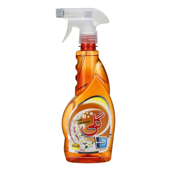 شیشه پاک‌کن نارنجی گلی مقدار 500 گرم 