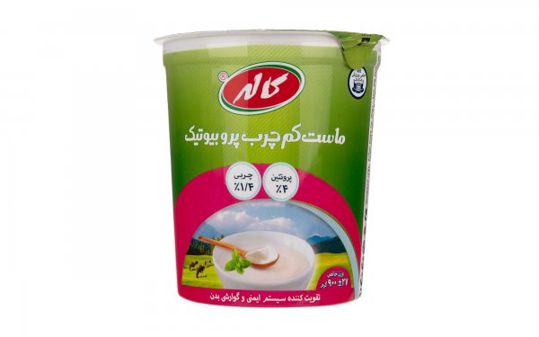 ماست کم‌چرب پروبیوتیک کاله مقدار 900 گرم