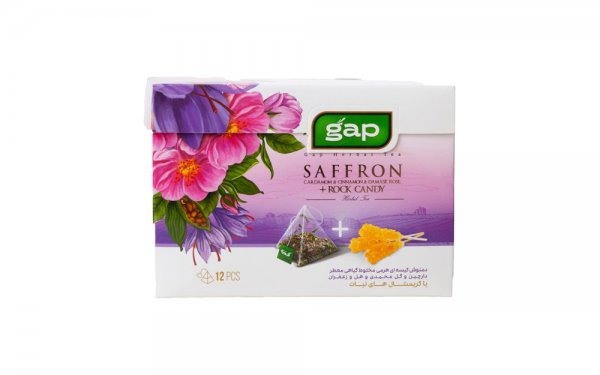 دمنوش کیسه‌ای مخلوط گیاهان معطر گپ بسته 12 عددی 