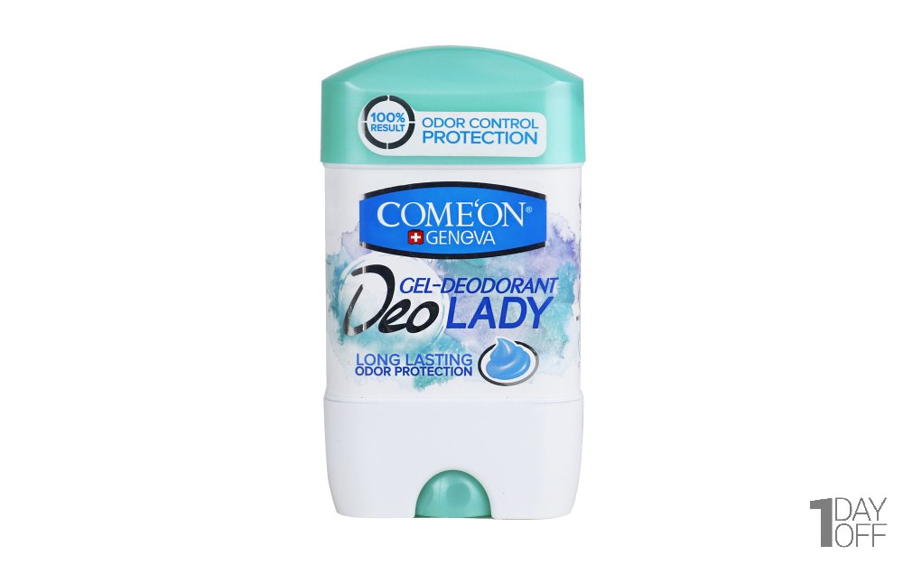 دئودورانت ژل زنانه (Deo Lady) آبی کامان مقدار 75 میلی‌لیتر