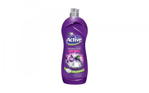 مایع ظرفشویی سیلور اکتیو بنفش مقدار 750 گرم