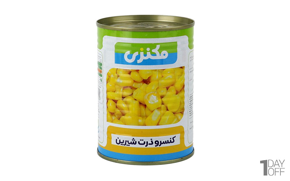 کنسرو ذرت شیرین مکنزی مقدار 380 گرم