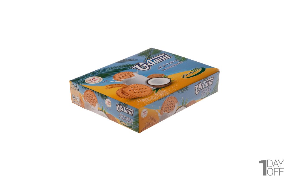 بیسکویت نارگیلی ویتانا مقدار 590 گرم 