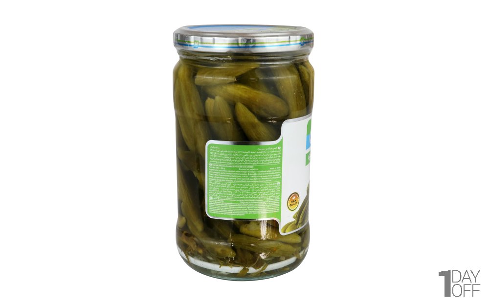 خیارشور سوپر ویژه مکنزی مقدار 680 گرم