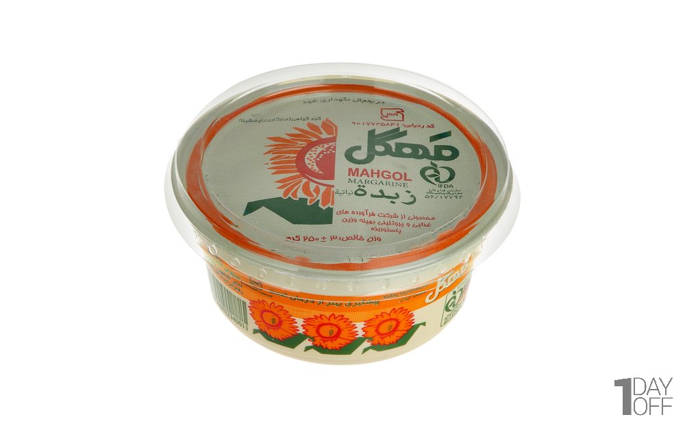 کره گیاهی مهگل مقدار 250 گرم 