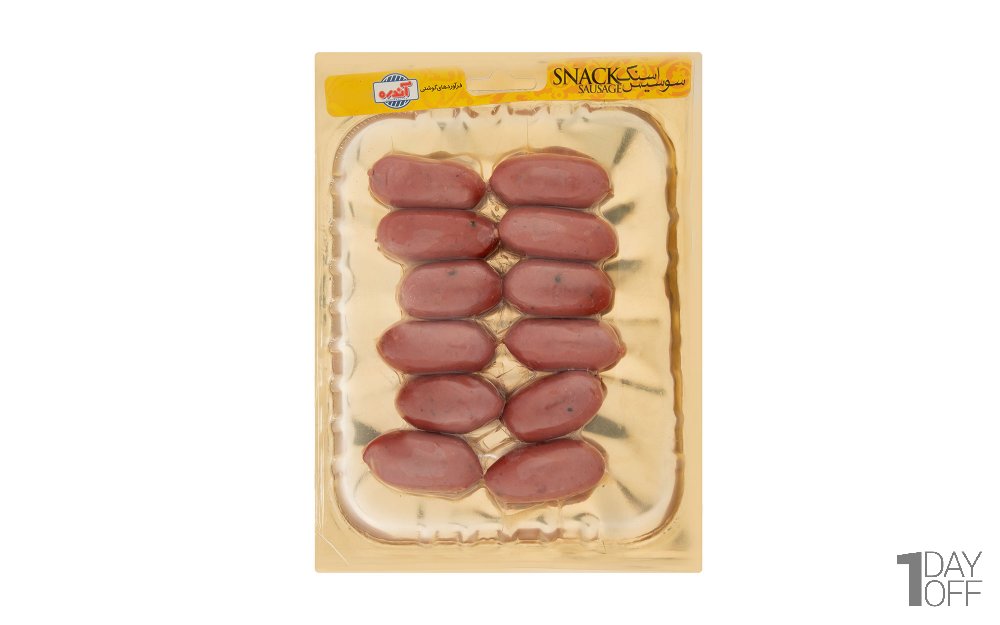 سوسیس اسنک 90 درصد گوشت‌قرمز آندره مقدار 300 گرم 