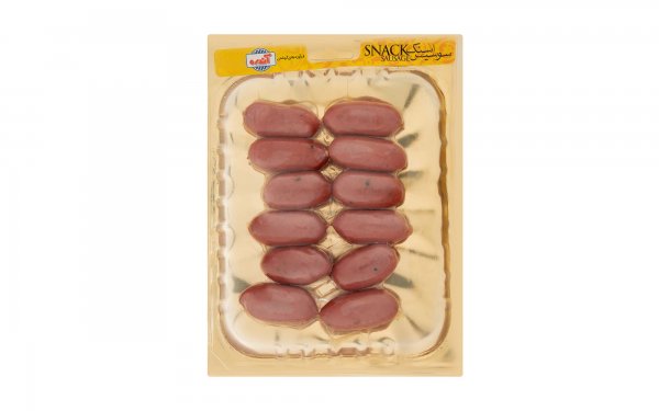سوسیس اسنک 90 درصد گوشت‌قرمز آندره مقدار 300 گرم 