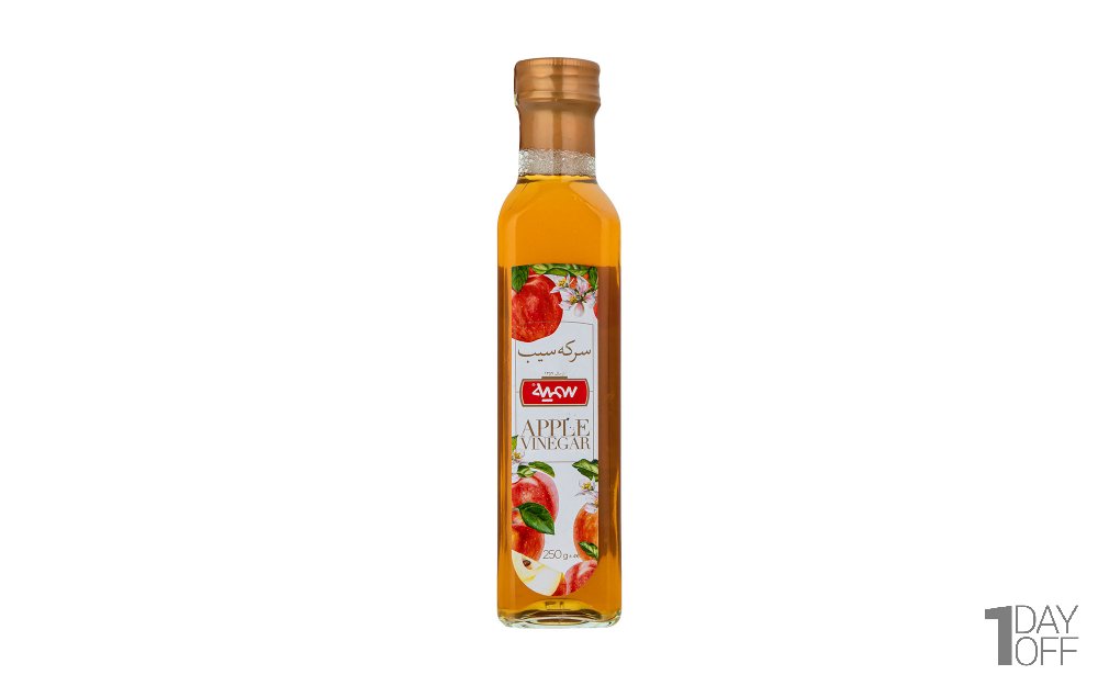 سرکه سیب سمیه مقدار 250 گرم 