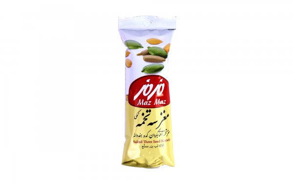 مغز سه‌تخمه نمکی مزمز مقدار 35 گرم
