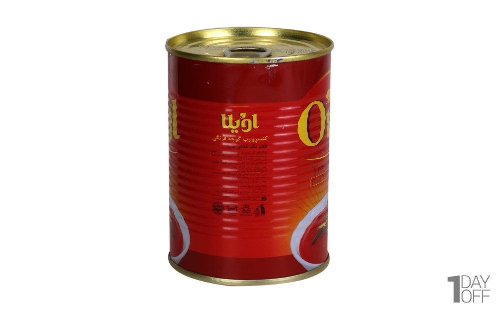 رب گوجه‌فرنگی اویلا مقدار 400 گرم