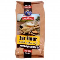 آرد سفید گندم زرماکارون نوع 0000 مقدار 900 گرم