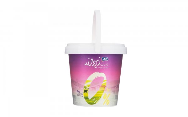 ماست همزده بدون‌چربی زیرولند هراز مقدار 1 کیلوگرم