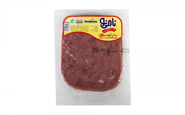 ژامبون گوشت قرمز دودی (بیکن) نامی‌نو مقدار 200 گرم