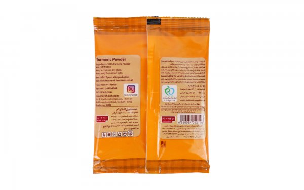 پودر زردچوبه ترخینه مقدار 50 گرم