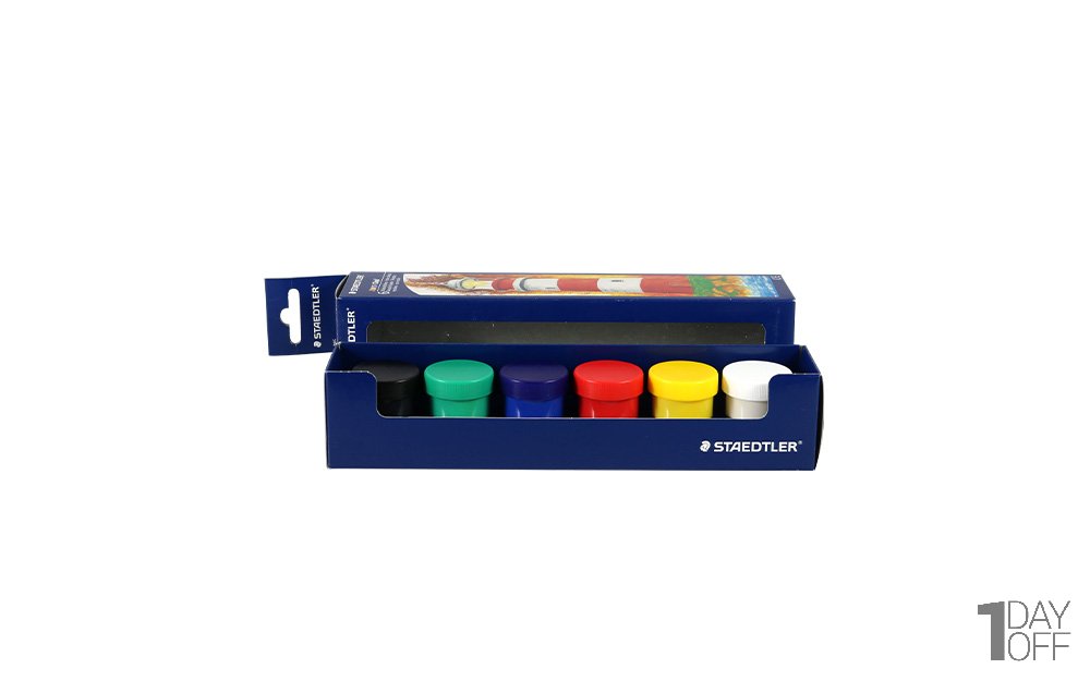 گواش 6 رنگ استدلر (Staedtler) مدل Noris Club