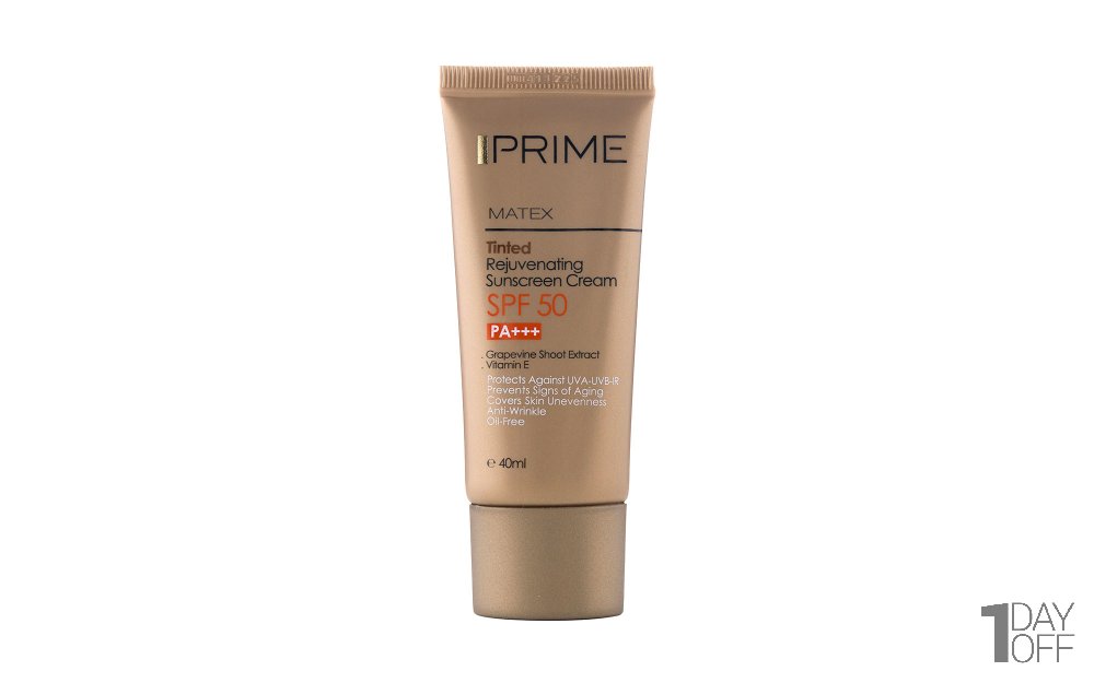 کرم ضدآفتاب SPF50 پریم رنگ بژ طبیعی