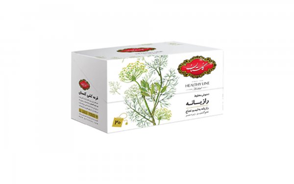 دمنوش گیاهی مخلوط رازیانه گلستان بسته 20 عددی 