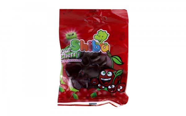 پاستیل میوه‌ای شیبا مدل SOUR CHERRY مقدار 45 گرم