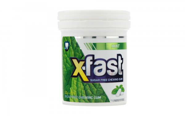آدامس با طعم نعنا ایکس فست (X-fast) مقدار 50 گرم