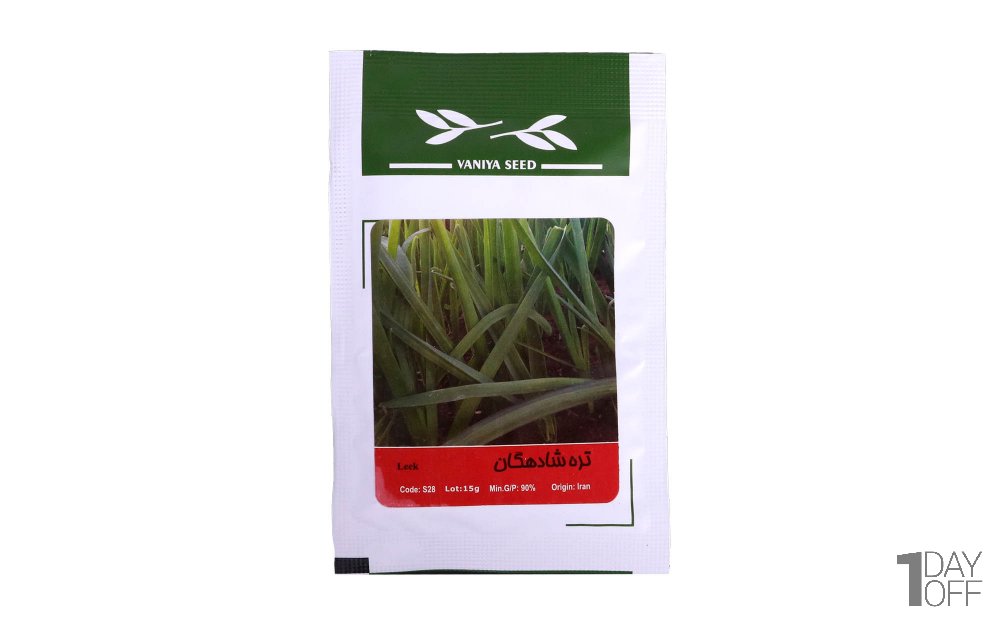 بذر تره شادهگان (Leek) وانیا آذر سبزینه کد S28 مقدار 15 گرم