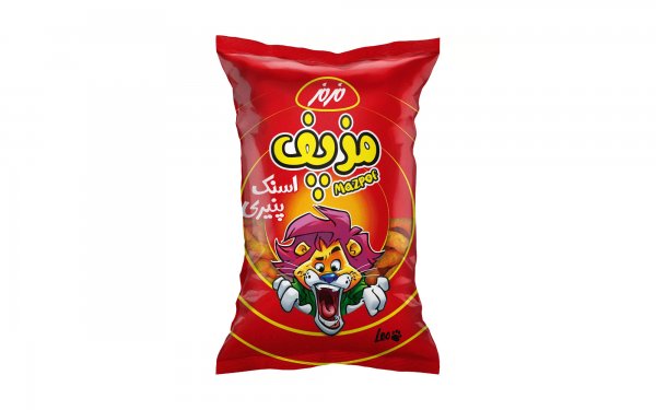 اسنک پنیری مزپف مزمز مقدار 65 گرم