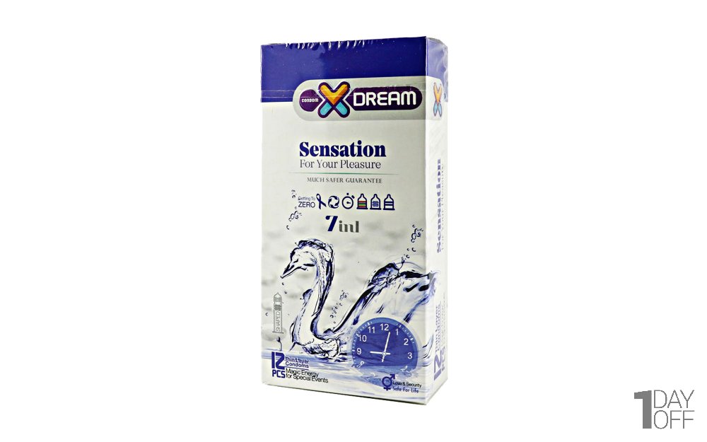 کاندوم ایکس دریم (X DREAM) مدل Sensation بسته 12 عددی