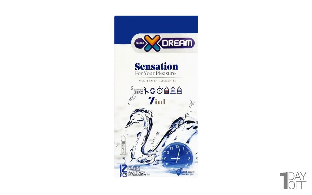کاندوم ایکس دریم (X DREAM) مدل Sensation بسته 12 عددی