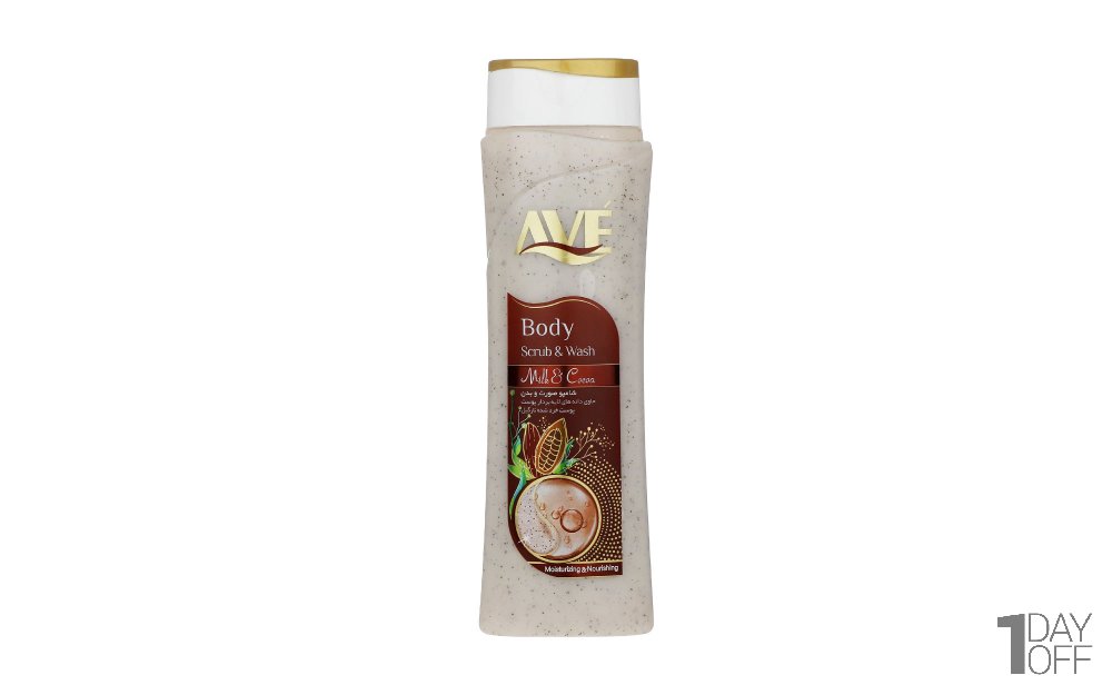 شامپو اسکراب صورت و بدن اوه مدل Milk And Cocoa اوه مقدار 380 گرم 