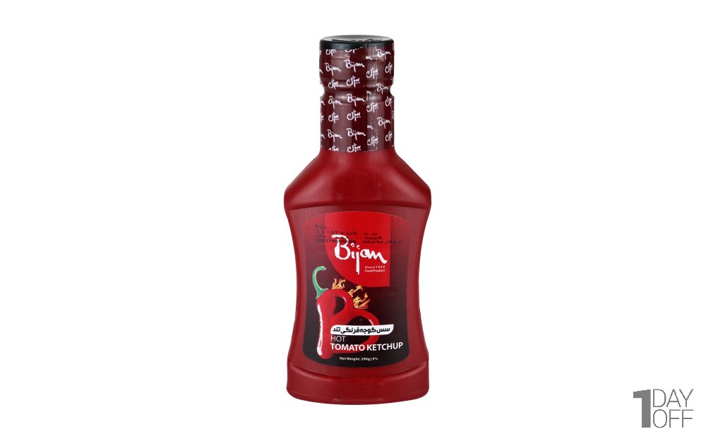 سس گوجه‌فرنگی تند بیژن مقدار 290 گرم
