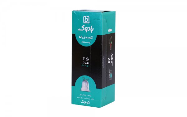 کیسه زباله بنددار 60x50 سانتی‌متر بادوک 25 عددی