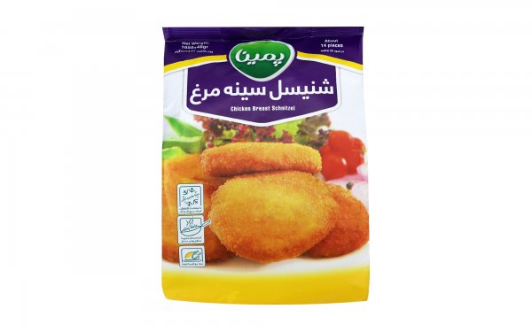 شنیسل سینه مرغ پمینا کاله مقدار 1 کیلوگرم