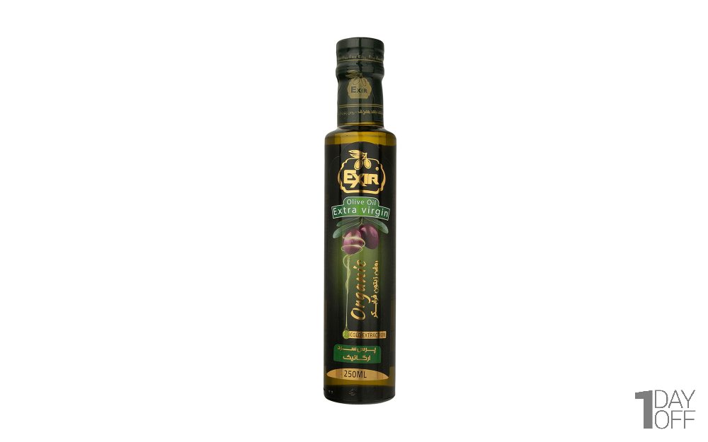 روغن زیتون فرابکر ارگاینک اکسیر مقدار 250 میلی‌لیتر 