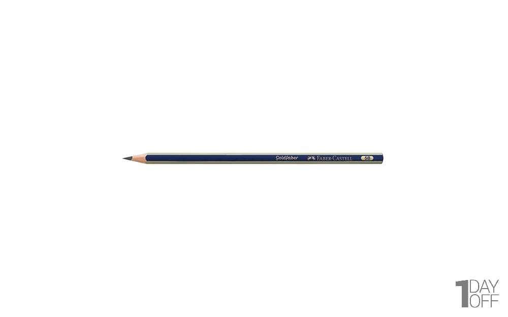 مداد مشکی فابر کاستل (Faber Castell) سری Goldfaber نوع 5B