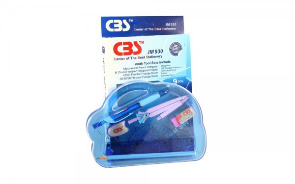 ست ریاضی سی‌بی‌اس (CBS) مدل JM 930 نوع ژله‌ای رنگ آبی