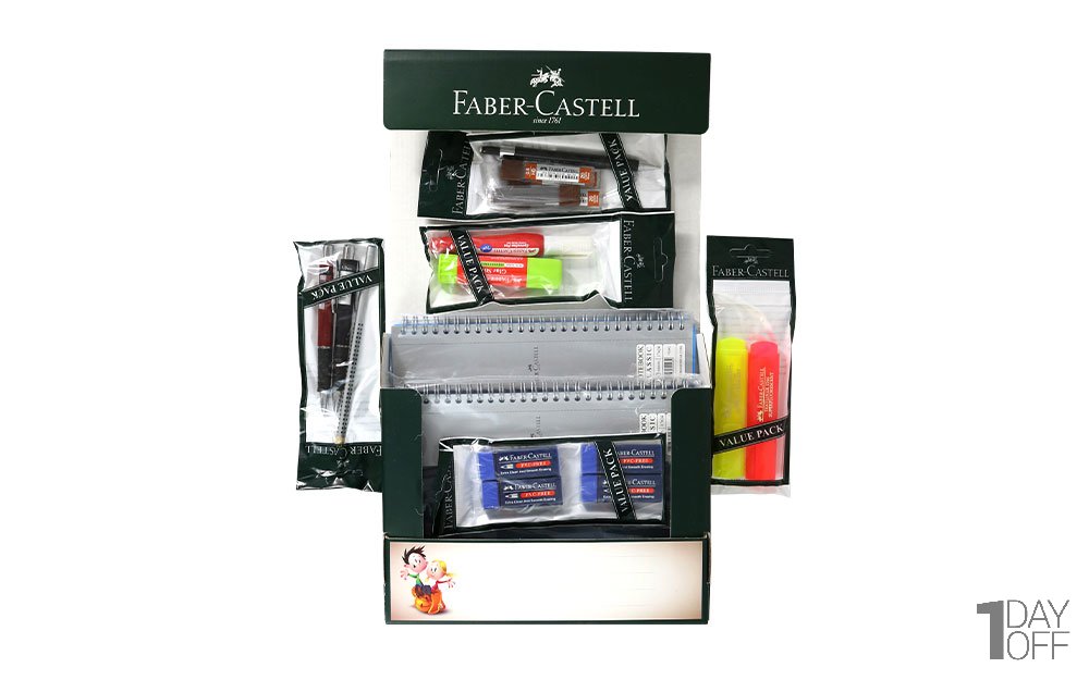 بسته ویژه بازگشت به مدرسه فابر کاستل (Faber Castell) رنگ سبز