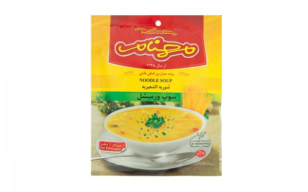 سوپ ورمیشل نیمه‌آماده مهنام مقدار 75 گرم