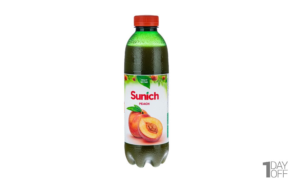 نکتار هلو سن‌ایچ مقدار 750 میلی‌لیتر