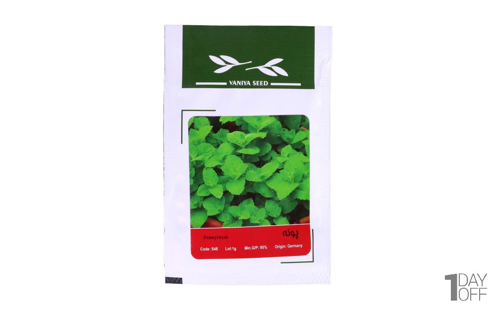 بذر پونه (Pennyroyal) وانیا آذر سبزینه کد S48 مقدار 1 گرم