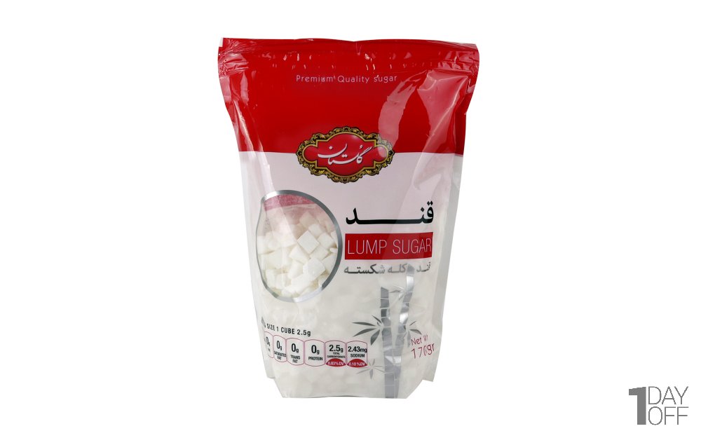 قند شکسته گلستان مقدار 1700 گرم