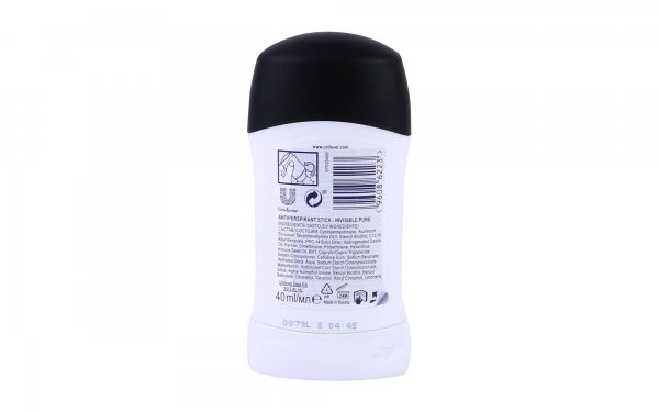 استیک ضدتعریق زنانه Invisible Pure رکسونا (Rexona) مقدار 40 میلی‌لیتر
