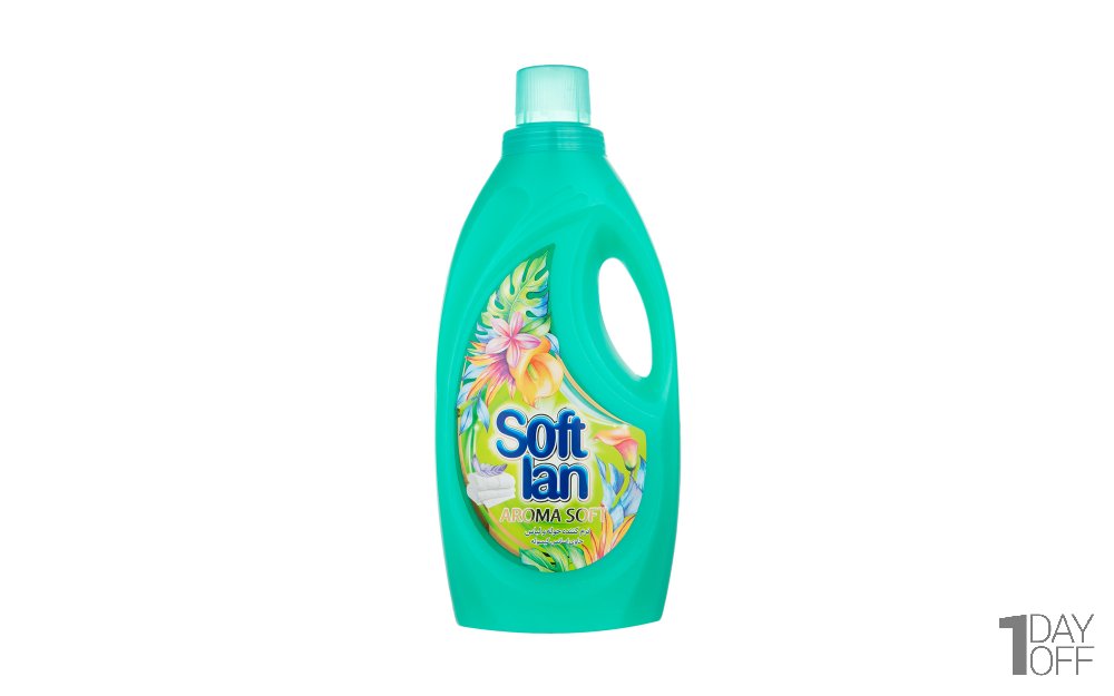 نرم‌کننده حوله و لباس فیروزه‌ای سافتلن سری Aroma Soft مقدار 1900 گرم
