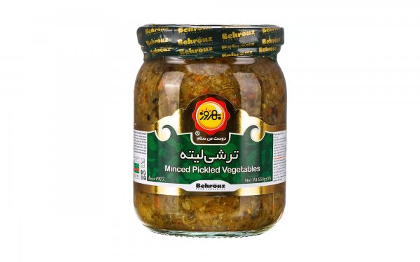 ترشی لیته بهروز مقدار 550 گرم