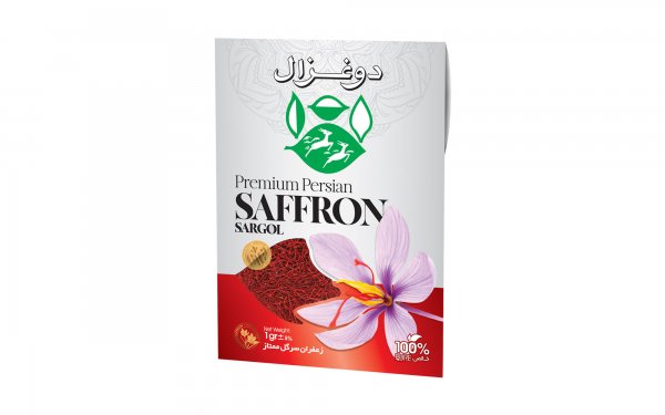  زعفران سرگل ممتاز دوغزال مقدار 1 گرم