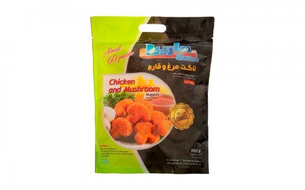 ناگت مرغ و قارچ منجمد مارین مقدار 900 گرم