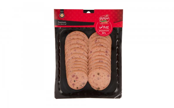 کالباس پپرونی مخصوص 80% گوشت قرمز سولیکو کاله مقدار 250 گرم