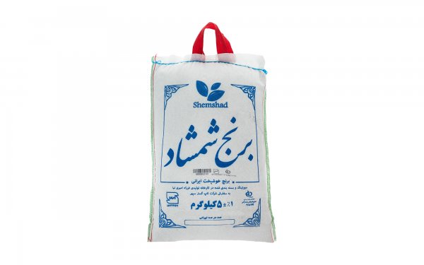 برنج خوشپخت شمشاد مقدار 5 کیلوگرم