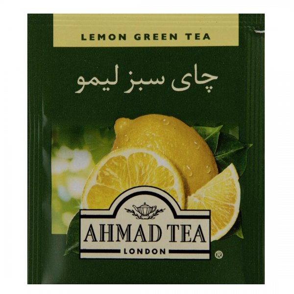 چای کیسه‌ای سبز لیمو احمد بسته 25 عددی