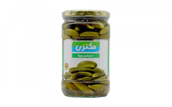 خیارشور ویژه مکنزی مقدار 680 گرم