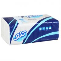  دستمال کاغذی دولایه تنو بسته 250 برگ